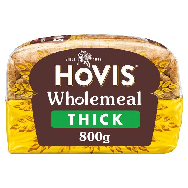 Hovis Tasty Wholemeal Thick Sliced, 800g