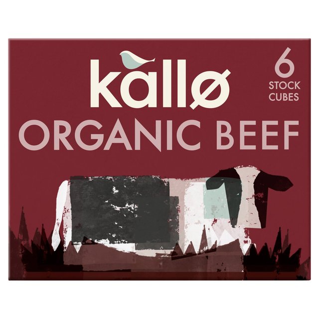 Kallo Organic Beef Stock Cubes, 6 x 11g