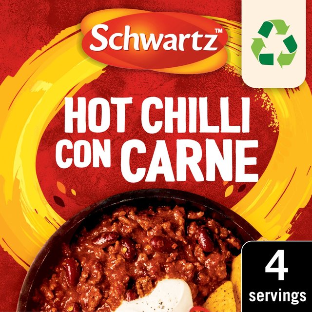 Schwartz Hot Chilli Con Carne Mix, 41g