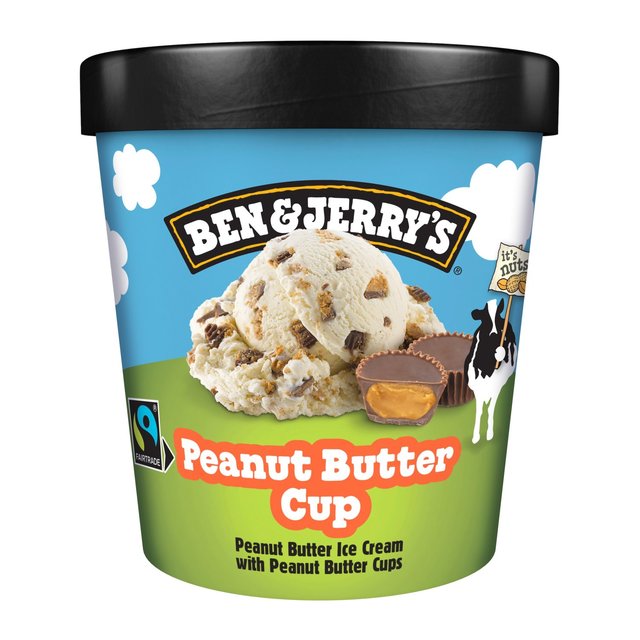 Ben & Jerry’s Peanut Butter Cup Ice Cream Tub, 465ml