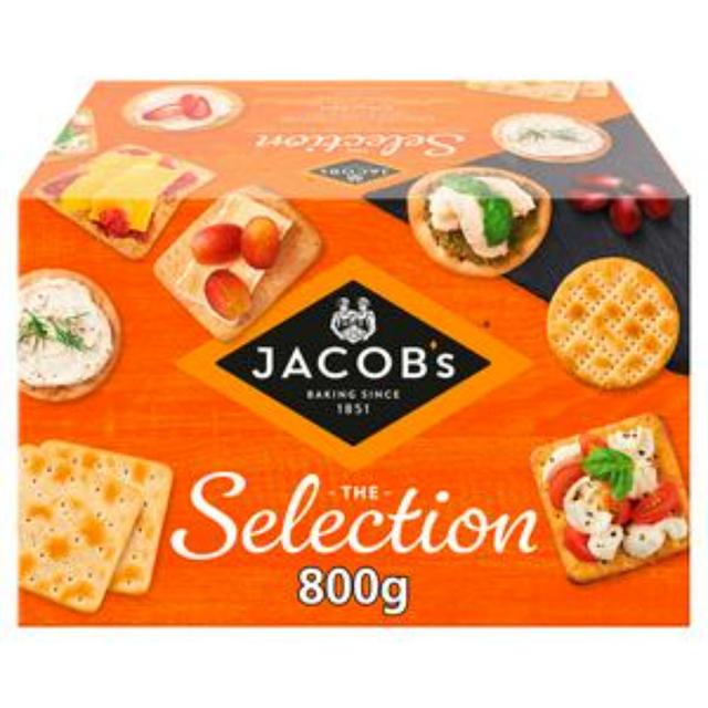 Jacob’s Jacobs The Selection 8 Cracker Varieties, 800g