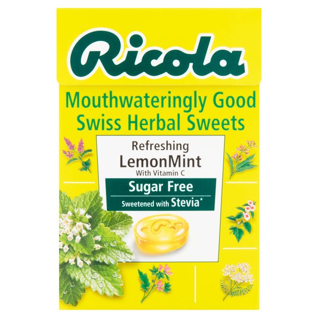 Ricola Lemon-Mint Sugar Free, 45g