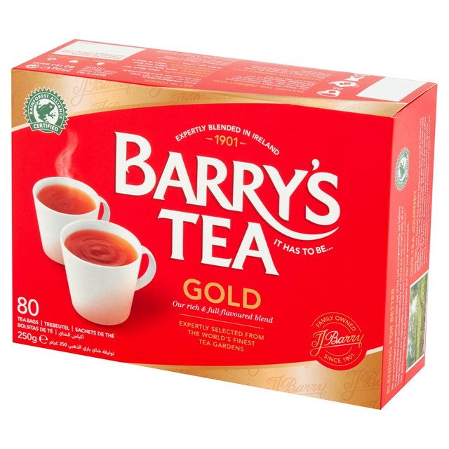 Barry’s Tea Gold Blend Tea Bags, 80 Per Pack