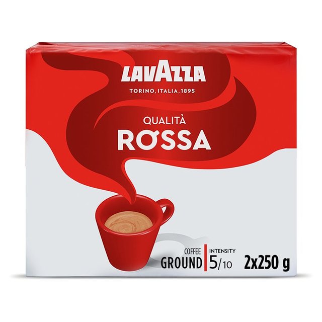 Lavazza Qualita Rossa Ground Coffee, 2 x 250g