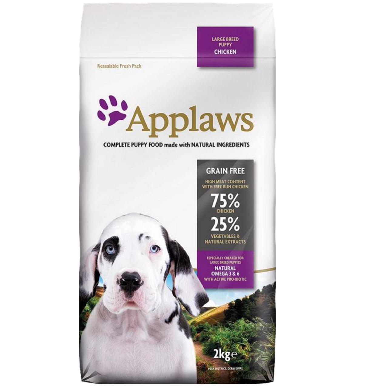 An image of Applaws Natural Complete Large Breed Puppy Chicken