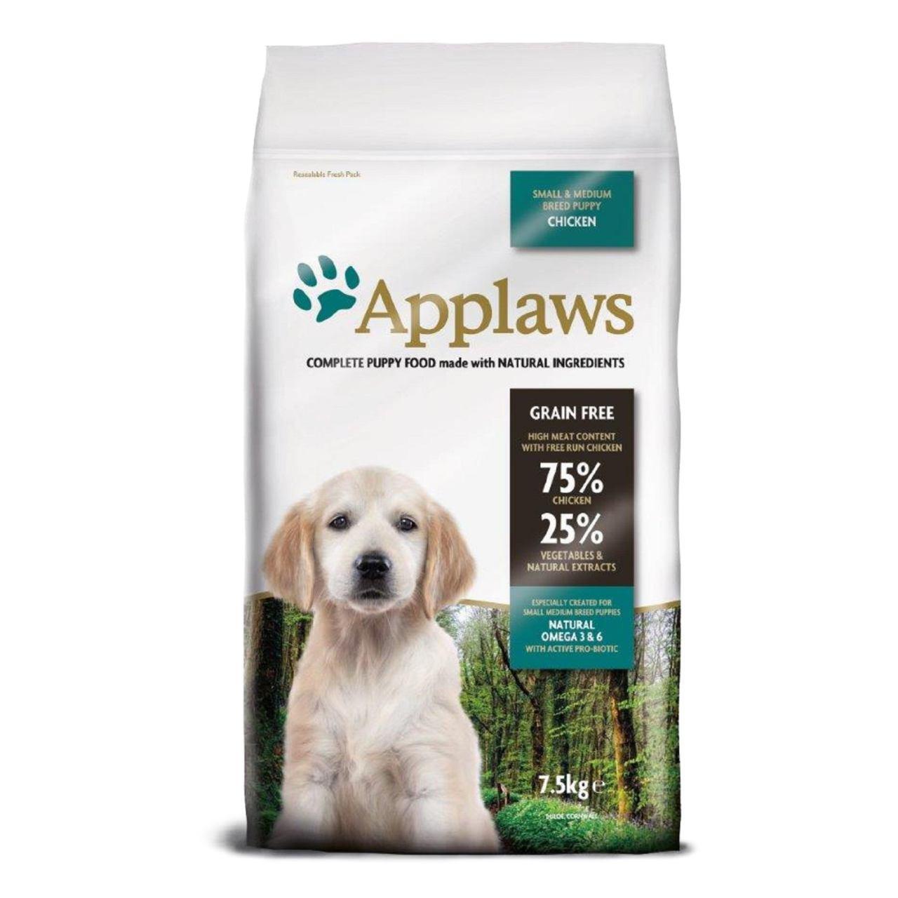 An image of Applaws Natural Complete Puppy Small/Medium Breeds Chicken