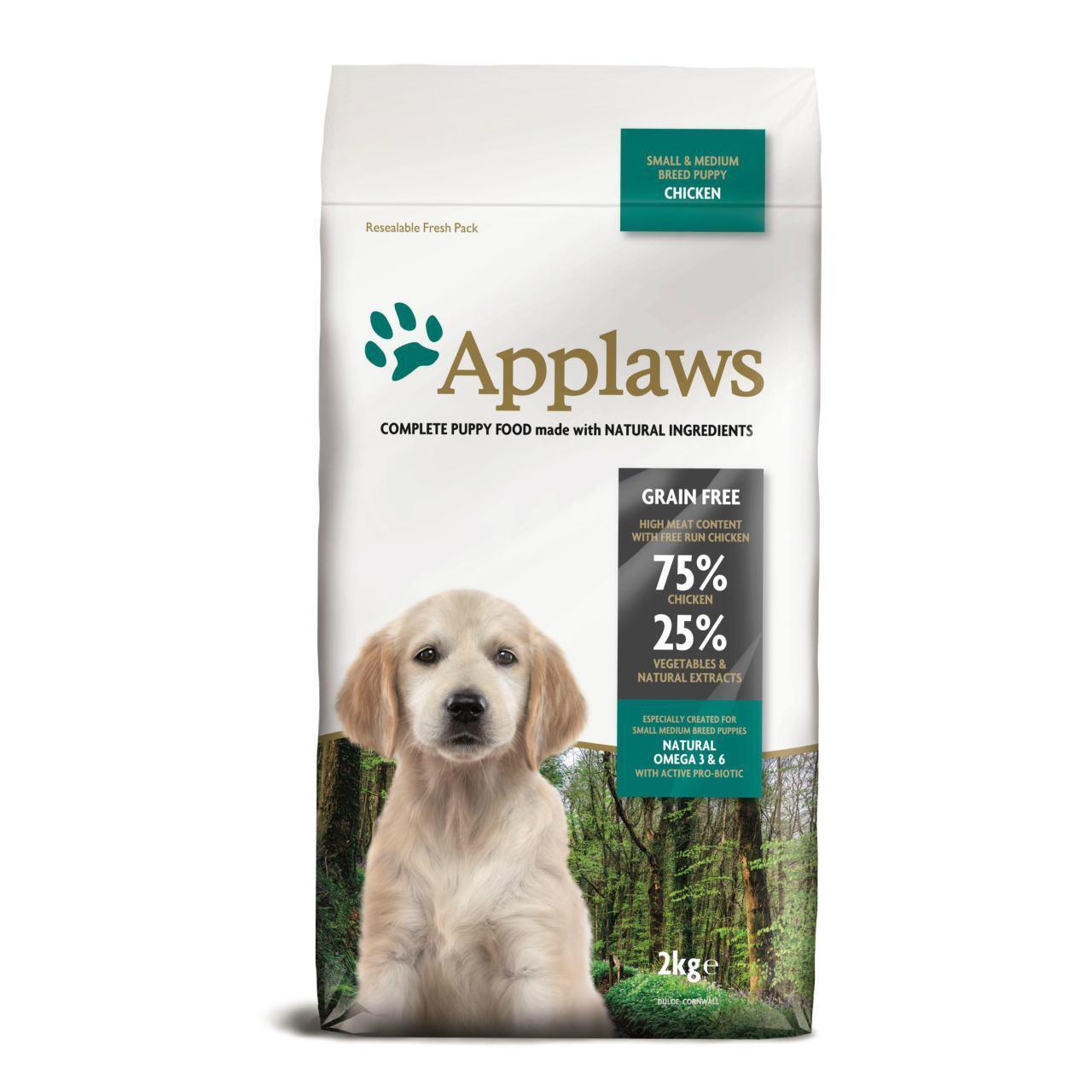 An image of Applaws Natural Complete Puppy Small/Medium Breeds Chicken