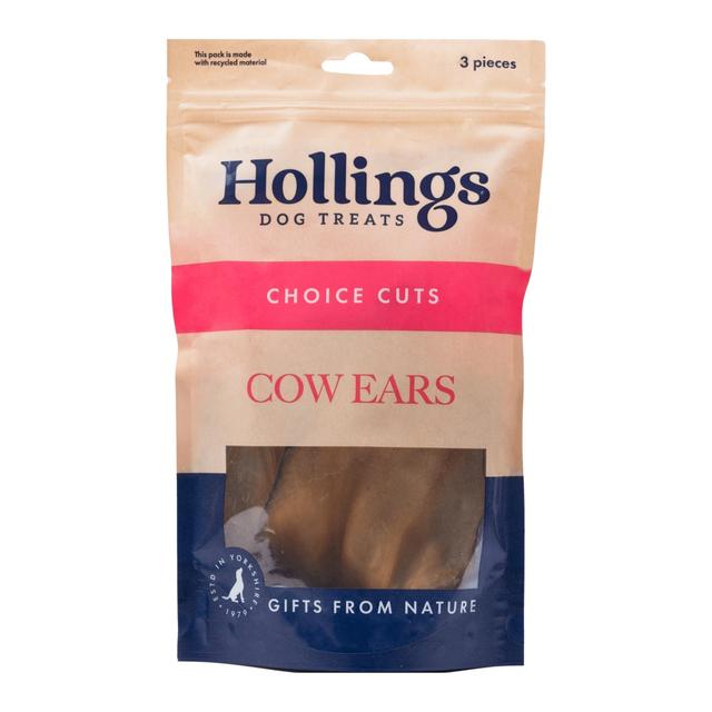 Hollings Cow Ears Dog Treats, 3 Per Pack