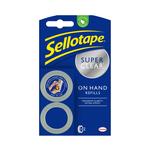 Sellotape On Hand Refills Twin Pack