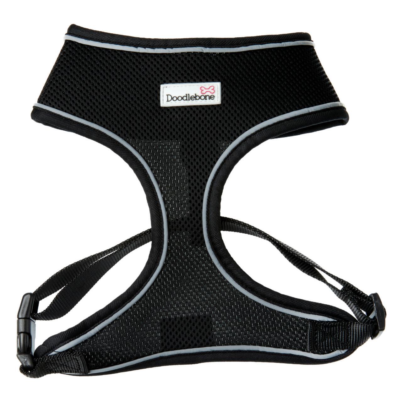 An image of Doodlebone Harness Black Ex Large