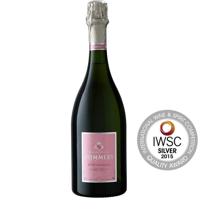 Pommery Apanage Rose Champagne NV, 75cl