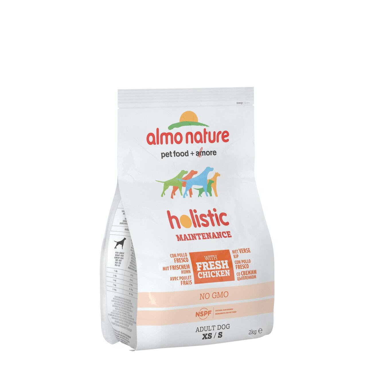 An image of Almo Nature Dog Dry Holistic Small with Chicken