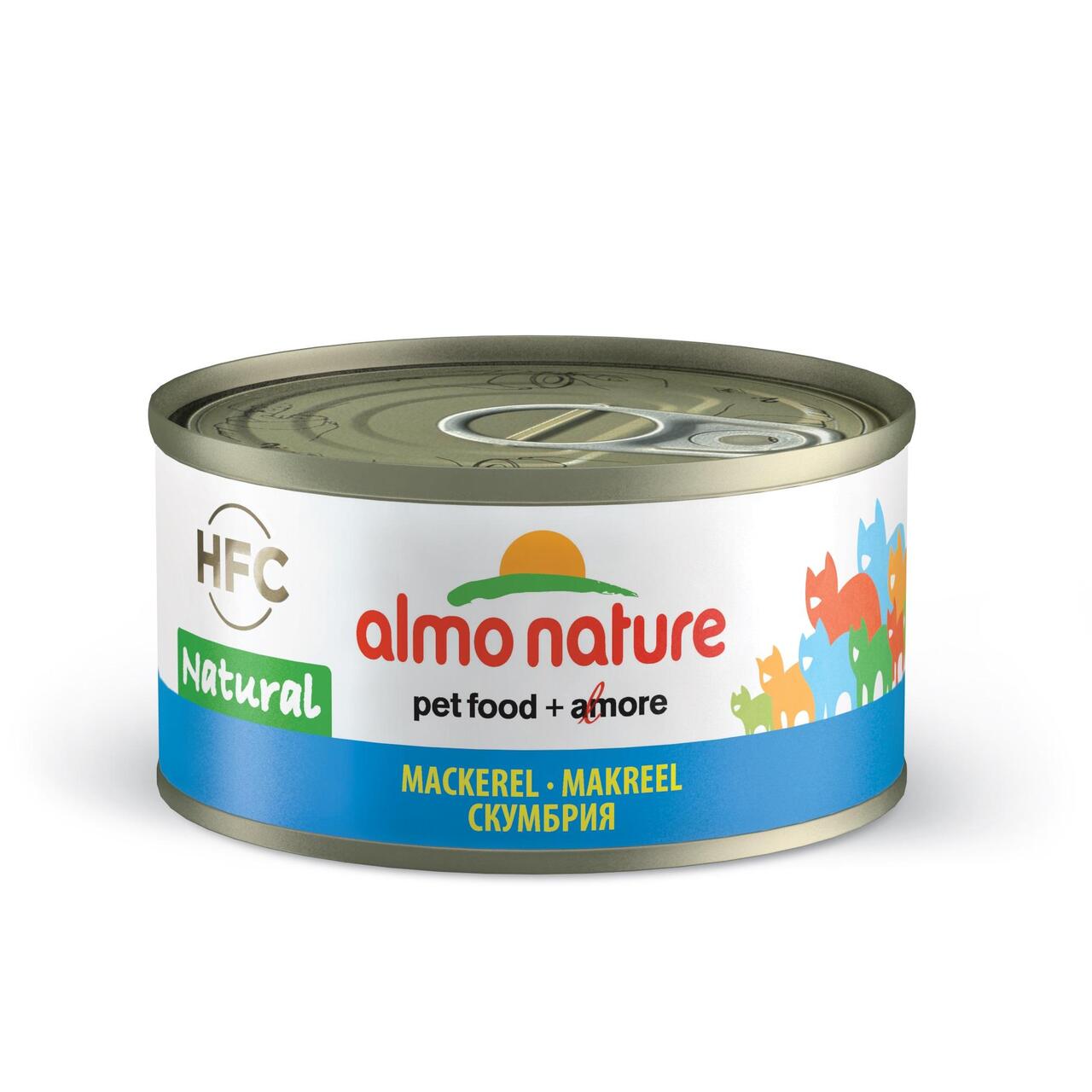 An image of Almo Nature HFC Natural Cat Tin - Mackerel