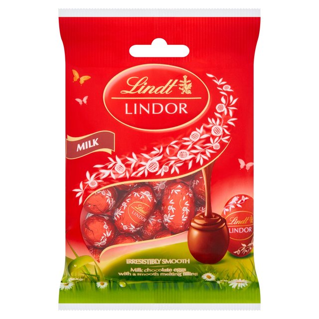 Lindt Lindor Milk Chocolate Easter Mini Eggs, 80g