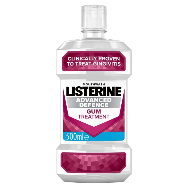 Listerine Advanced Defence Gum Treatment Crisp Mint, 500ml