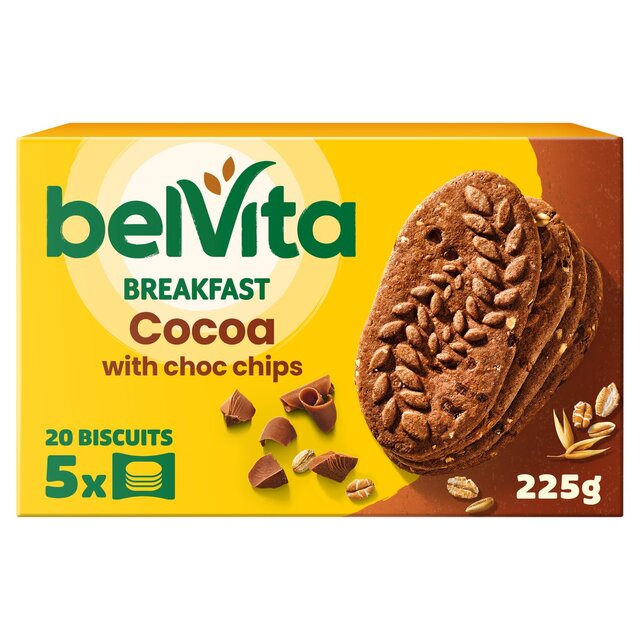 Belvita Cocoa Choc Chips Breakfast Biscuits | Ocado Belvita Cocoa Choc Chips Breakfast Biscuits | Ocado