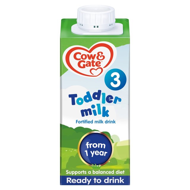 Cow & Gate 3 Toddler Milk Formula Liquid 1-3 Years, 200ml