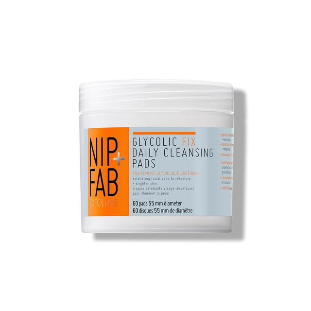 Nip + Fab Glycolic Exfoliating Pads, 60 Per Pack