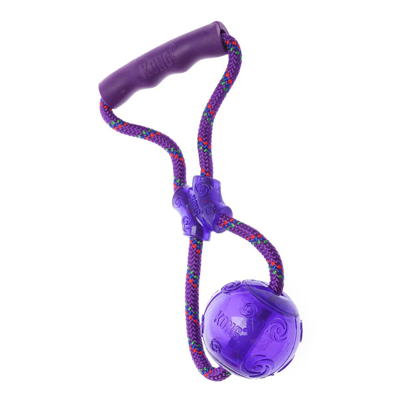 An image of Kong Squeezz Ball With Handle Medium
