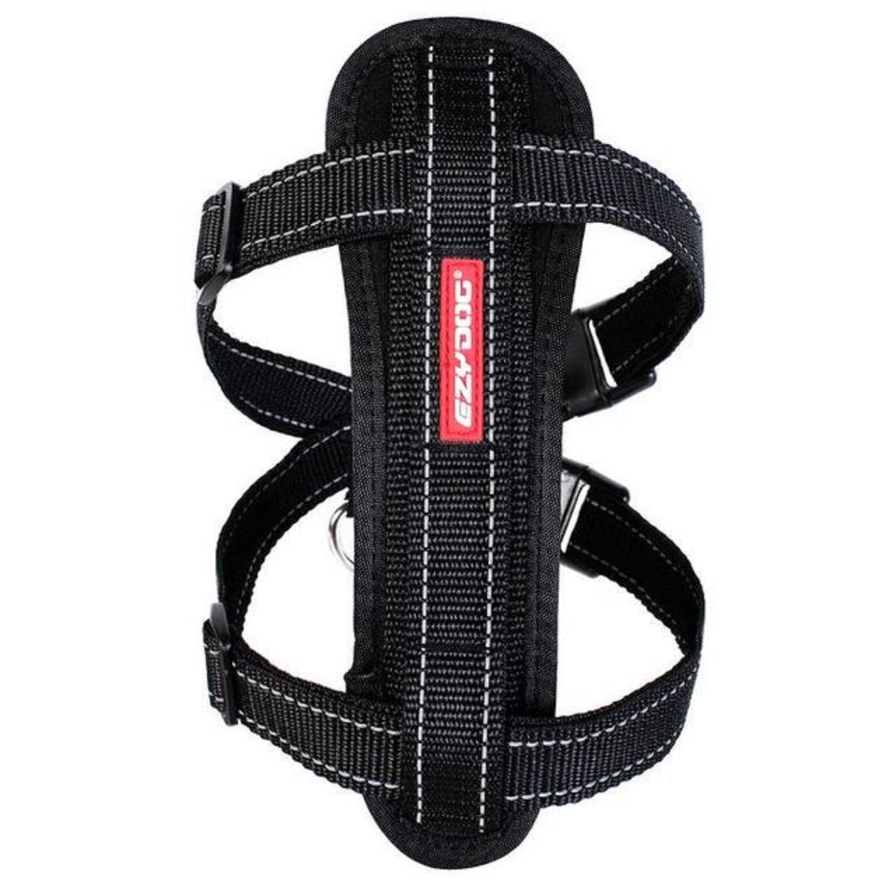 An image of EzyDog Harness Chest Plate Medium Black