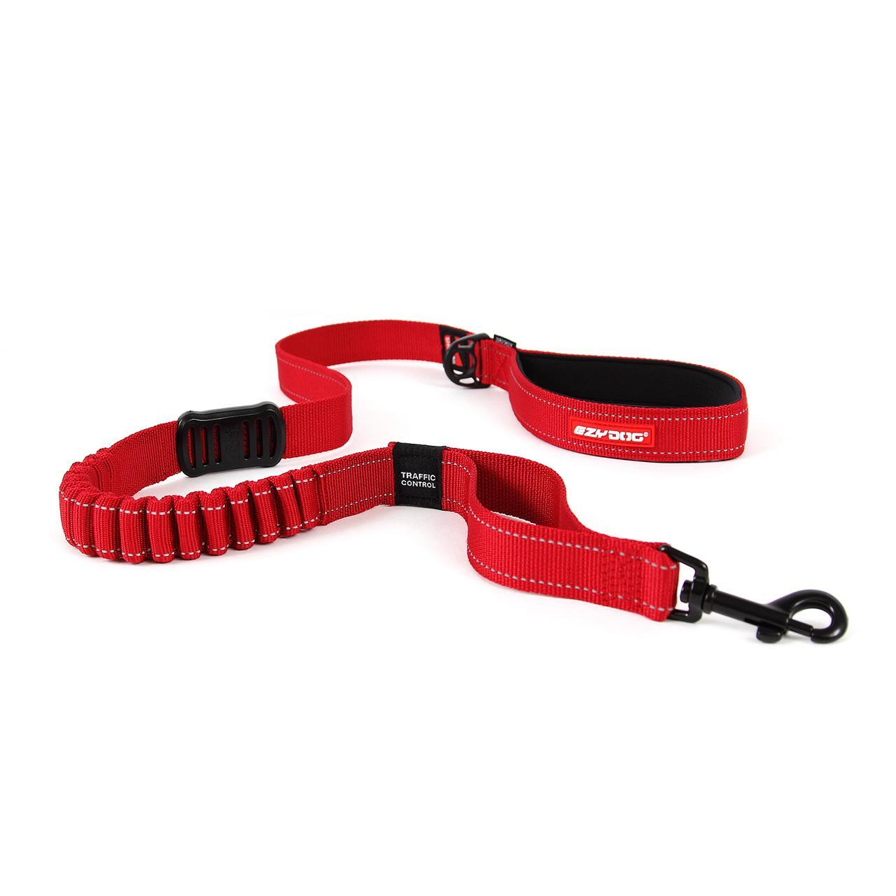 An image of EzyDog Lead Zero Shock 48 Red