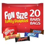 Mars Snickers Twix Maltesers & Milky Way Funsize Milk Chocolate Bars 