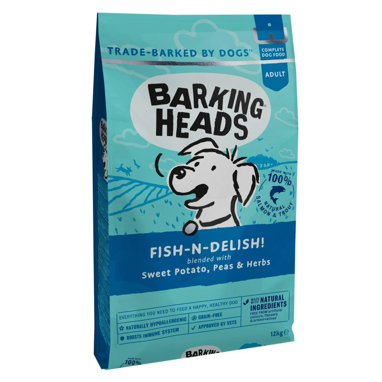 An image of Barking Heads Fish-N-Delish Grain-Free Adult Fish