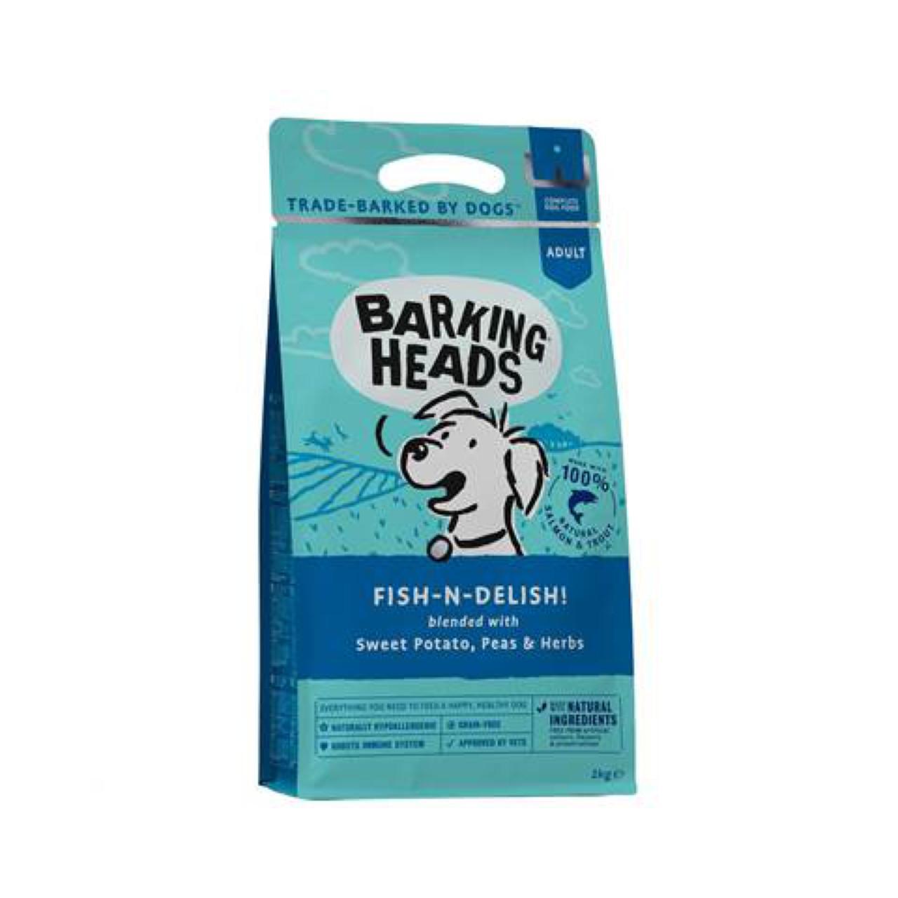 An image of Barking Heads Fish-N-Delish Grain-Free Adult Fish