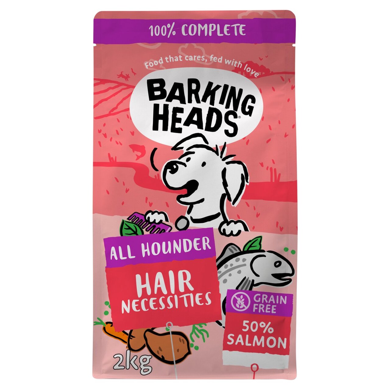 An image of Barking Heads Fusspot Adult Salmon