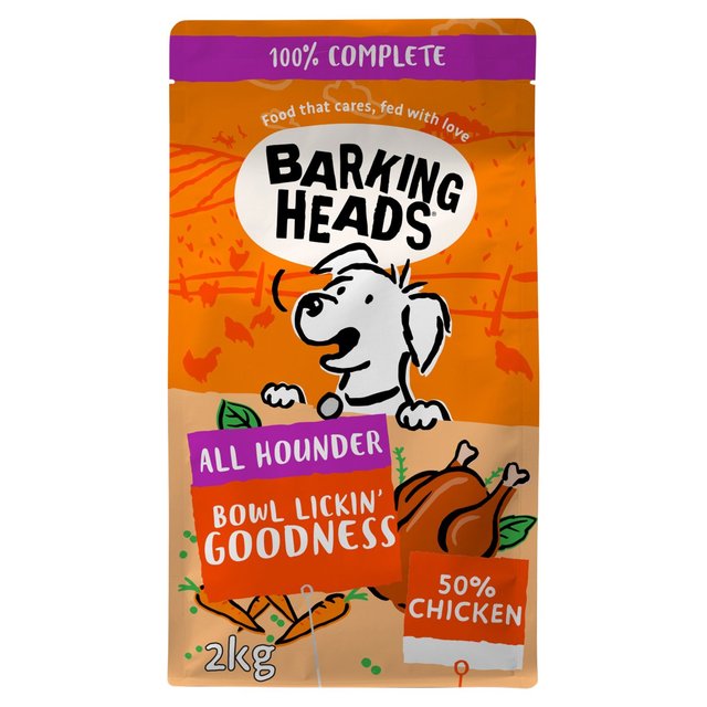 Barking Heads Bowl Lickin’ Goodness Chicken Dry Dog Food, 2kg