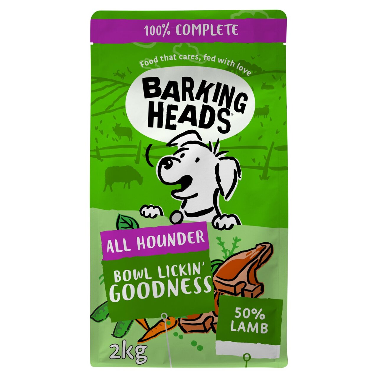 An image of Barking Heads Bad Hair Day Adult Lamb