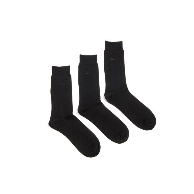 Pringle Mens Plain Socks, Size Black, 7-11