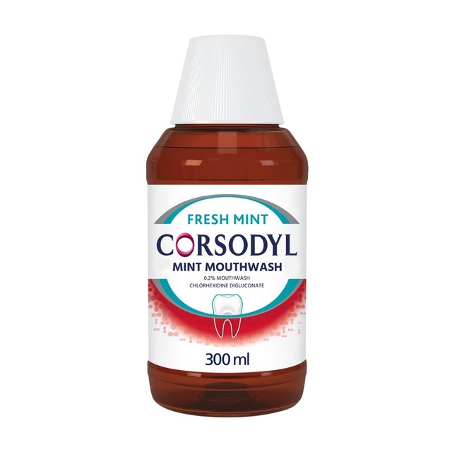 Corsodyl Gum Mouthwash Intensive Treatment For Gum Health Mint, 300ml