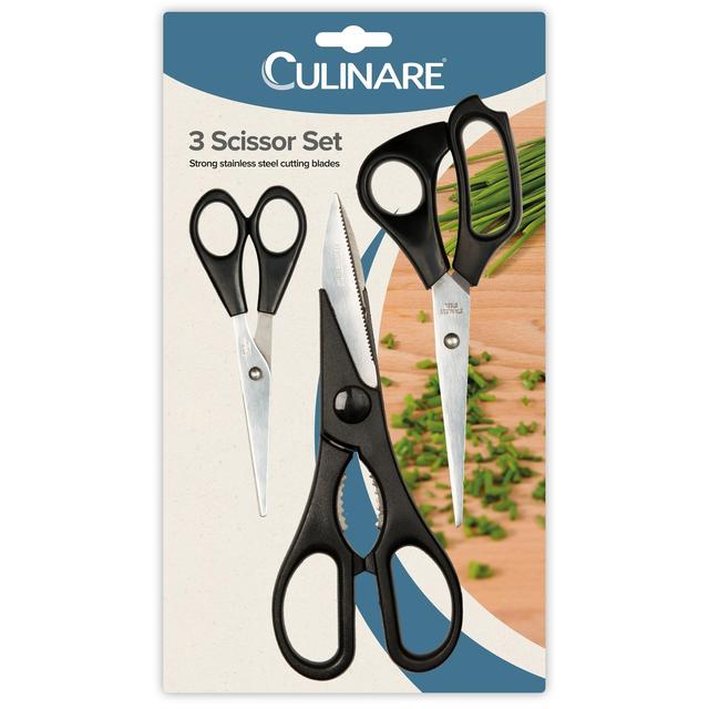 Culinare Scissors 3 Pack, 3 Per Pack