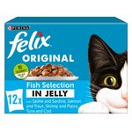 Felix Original Fish Selection in Jelly Wet Cat Food 