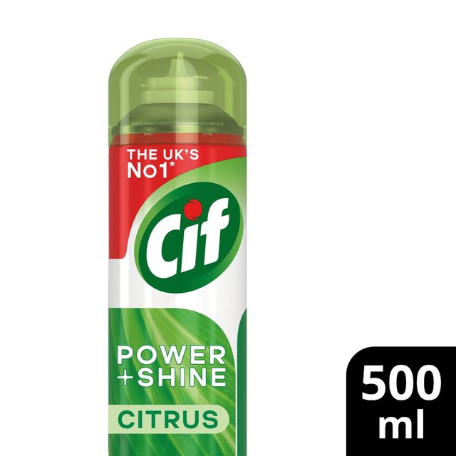 Cif Power & Shine Mousse Bathroom Cleaner Citrus, 500ml