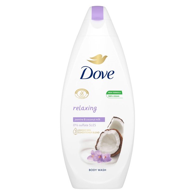 Dove Coconut Body Wash Shower Gel, 225ml