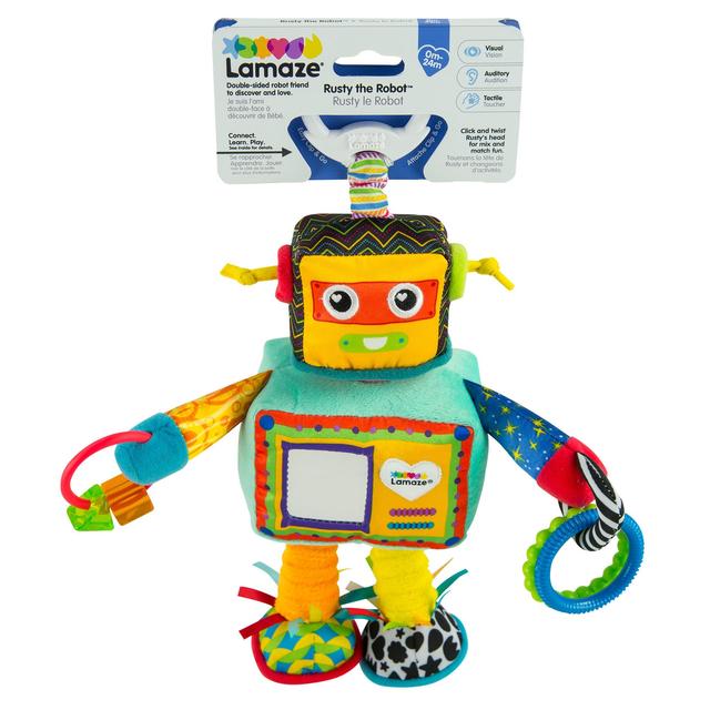 Lamaze Play & Grow Rusty the Robot Buggy Toy, 0 Months+