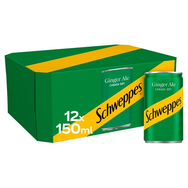 Schweppes Ginger Ale, 12 x 150ml