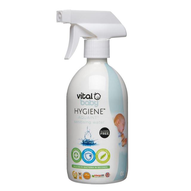 Vital Baby Aquaint Anti-Bacterial Sanitising Water, 500ml