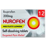 Nurofen Targeted Pain Relief Ibuprofen Lemon Meltlets