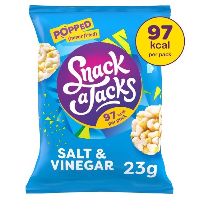 Snack a Jacks Salt & Vinegar Rice Cakes, 23g