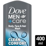 Dove Men+Care Clean Comfort Body & Face Wash