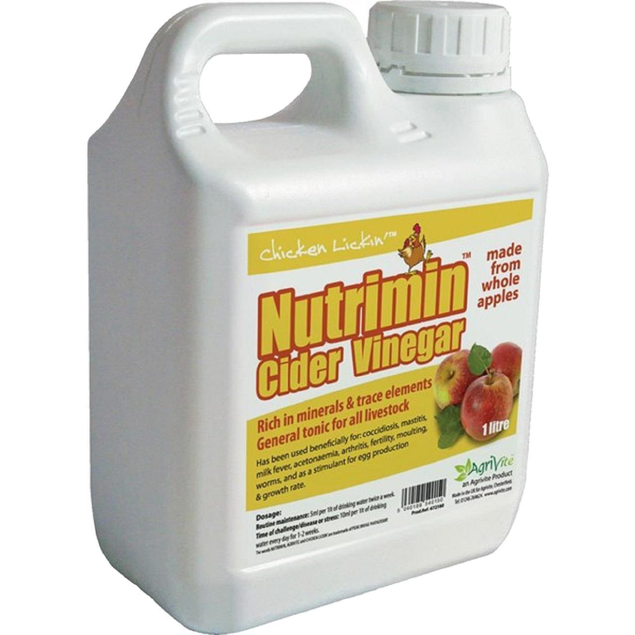 An image of AgriVite, Chicken Lickin, Nutrimin Cider Apple Vinegar