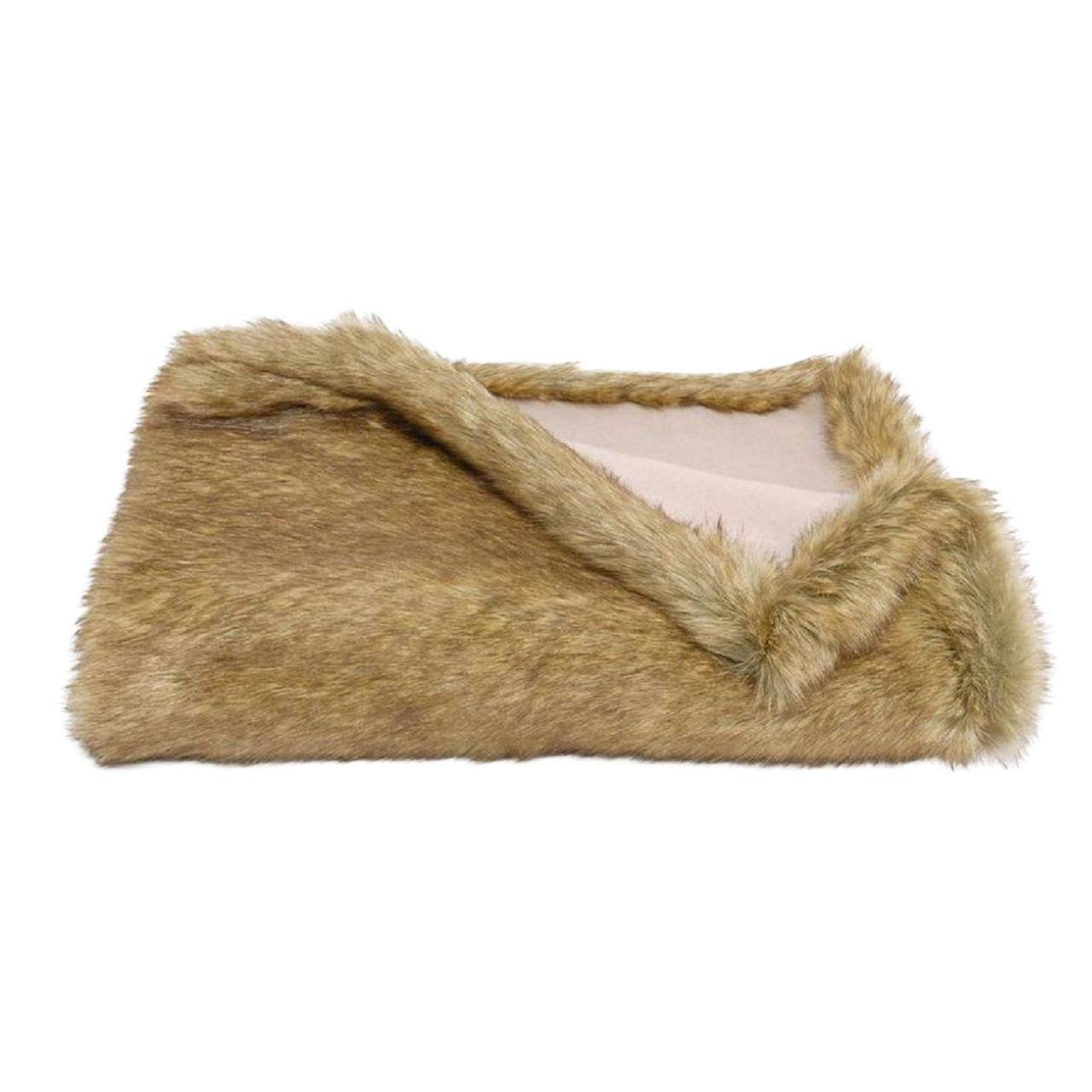 An image of Charley Chau Faux-Fur Blanket Foxy, Large