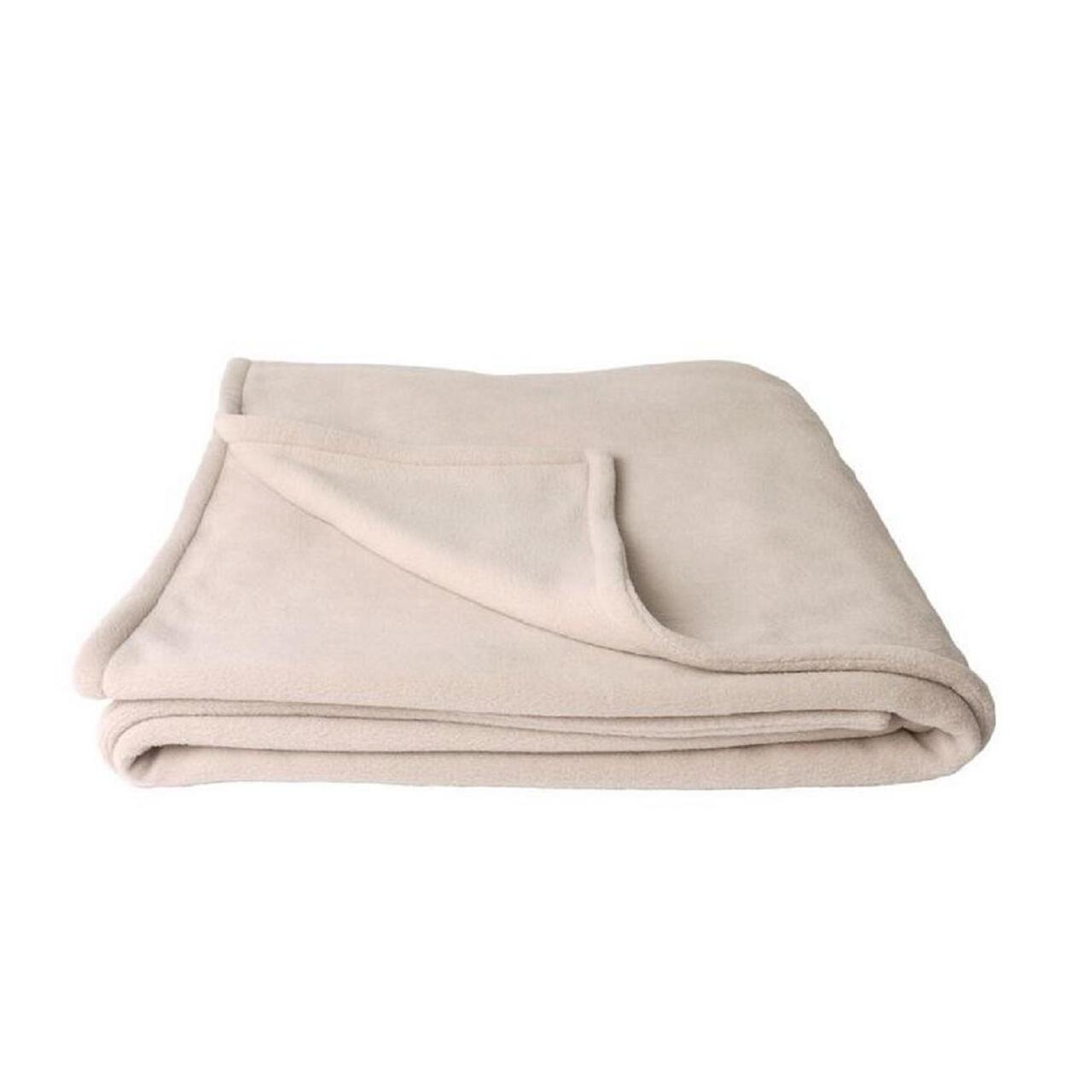 An image of Charley Chau Double Fleece Pet Blanket Oyster, Large