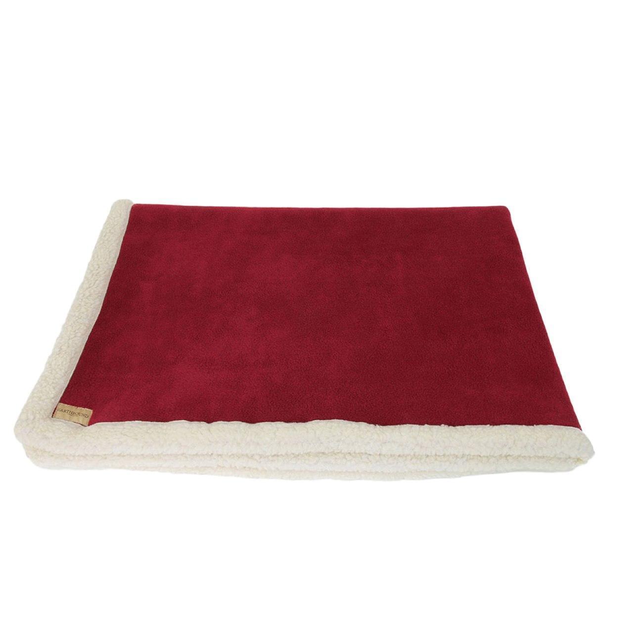 An image of Earthbound Sherpa Pet Blanket Red