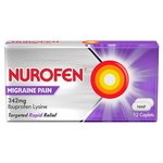 Nurofen Migraine Pain Relief Ibuprofen 342mg Caplets