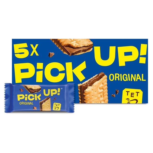 Bahlsen Pick Up! Milk Chocolate Biscuits Bars, 5 Per Pack