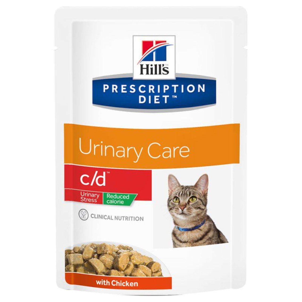 An image of Hill's Prescription Diet Feline C/D Urinary Stress Reduced Calorie-Chicken